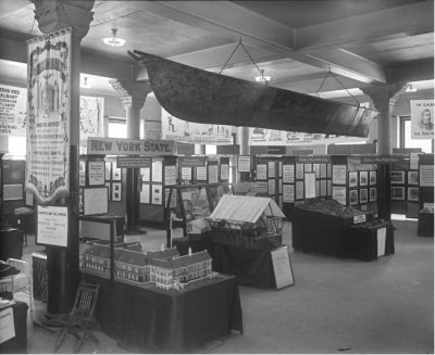 New York State displays, International Tuberculosis Exhibition, January 1909